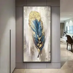 Feather Handmade Painting