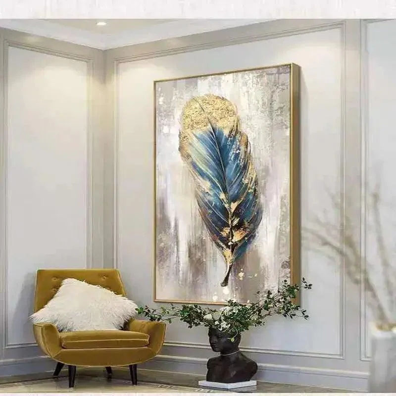 Feather Handmade Painting -  - #tag1#