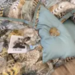 Feather Heathe Duvet Cover Set made of Egyptian Cotton tag1