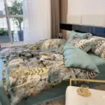 Feather Heathe Duvet Cover Set made of Egyptian Cotton tag1
