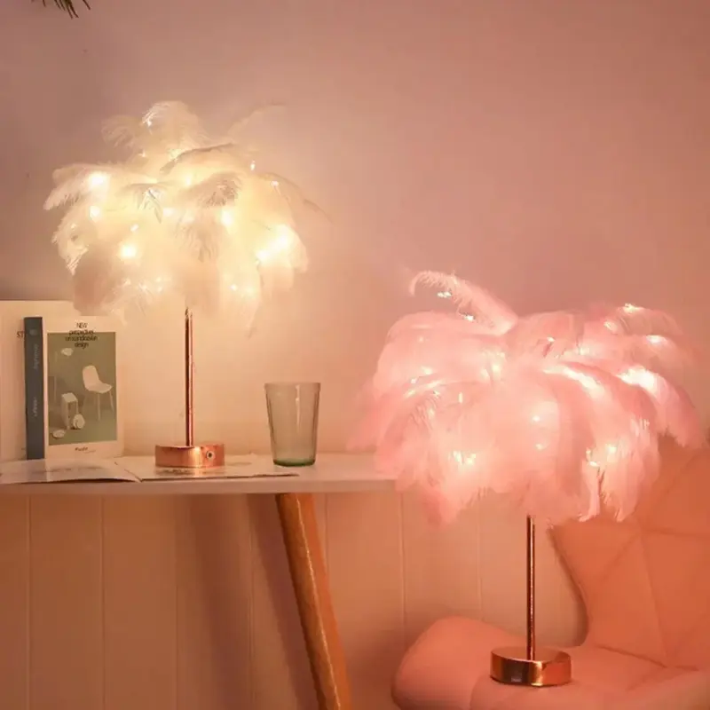 Feather Lamp