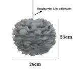 Feather Pendant Lights Hanglamp Pendant Lamp Nordic Design Lustre Vintage Loft Decor Dining Room Kitchen Home Light Fixtures LED tag1