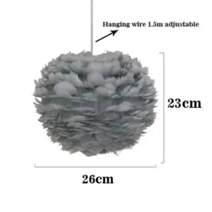 Feather Pendant Lights Hanglamp Pendant Lamp Nordic Design Lustre Vintage Loft Decor Dining Room Kitchen Home Light Fixtures LED
