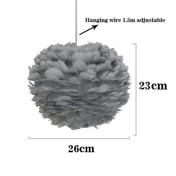 Feather Pendant Lights Hanglamp Pendant Lamp Nordic Design Lustre Vintage Loft Decor Dining Room Kitchen Home Light Fixtures LED -  - #tag1#
