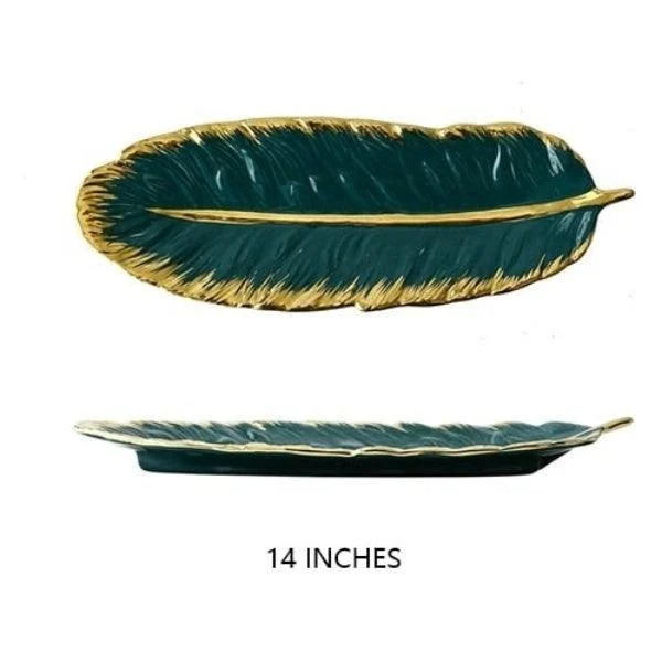 Feather Serving Tray -