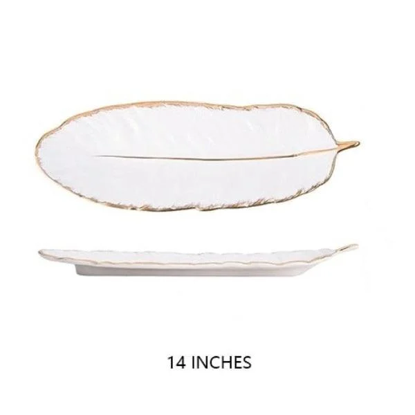 Feather Serving Tray -