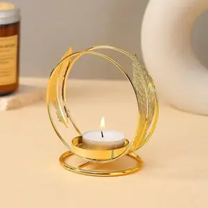 Feathergold Candle Holder | Perfectly suited for tea lights