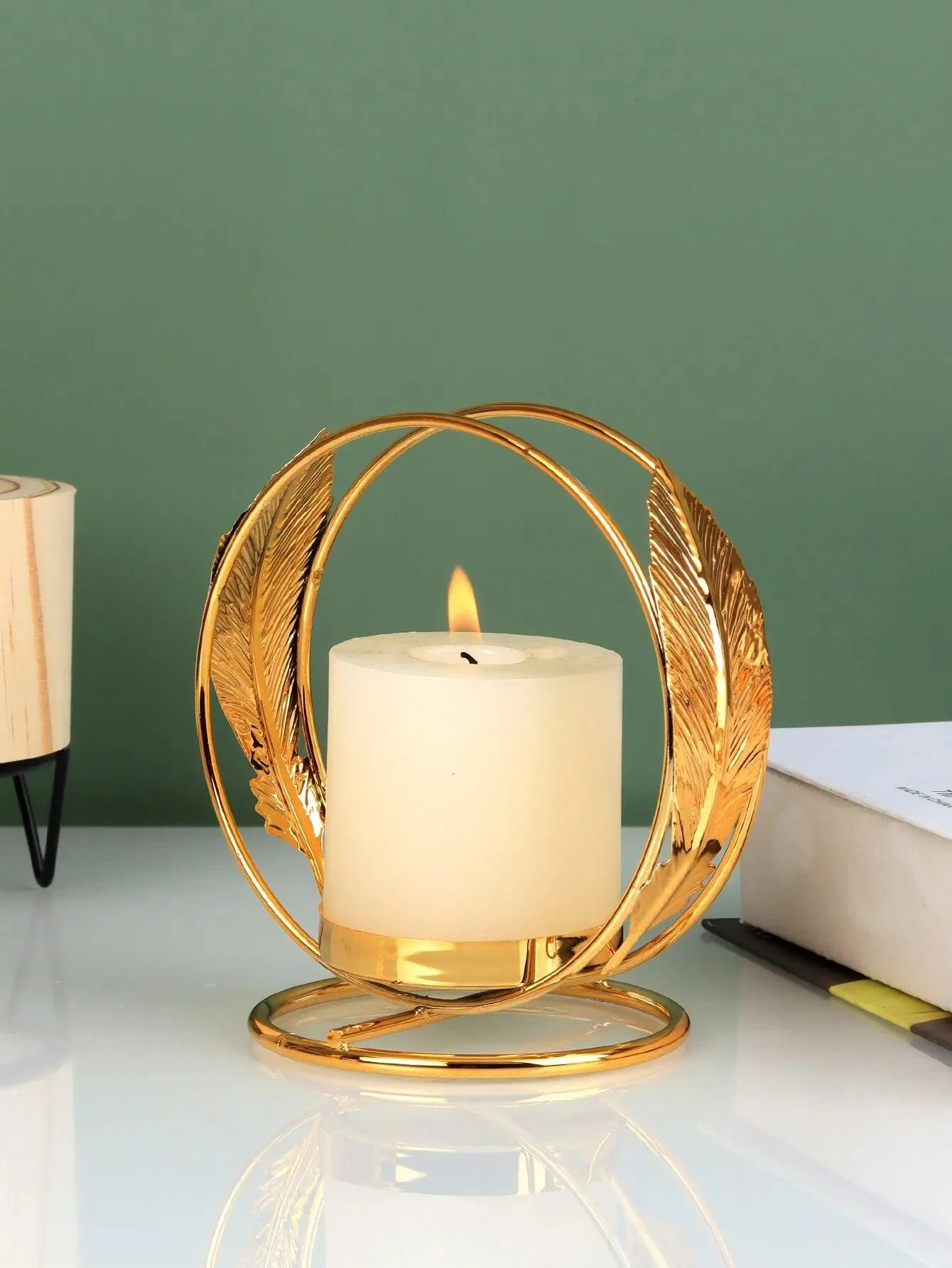 Feathergold Candle Holder | Perfectly suited for tea lights -  - #tag1#