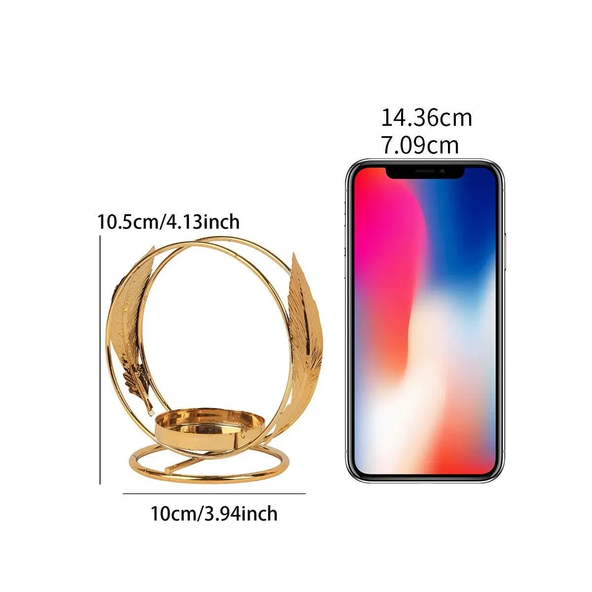 Feathergold Candle Holder | Perfectly suited for tea lights -  - #tag1#