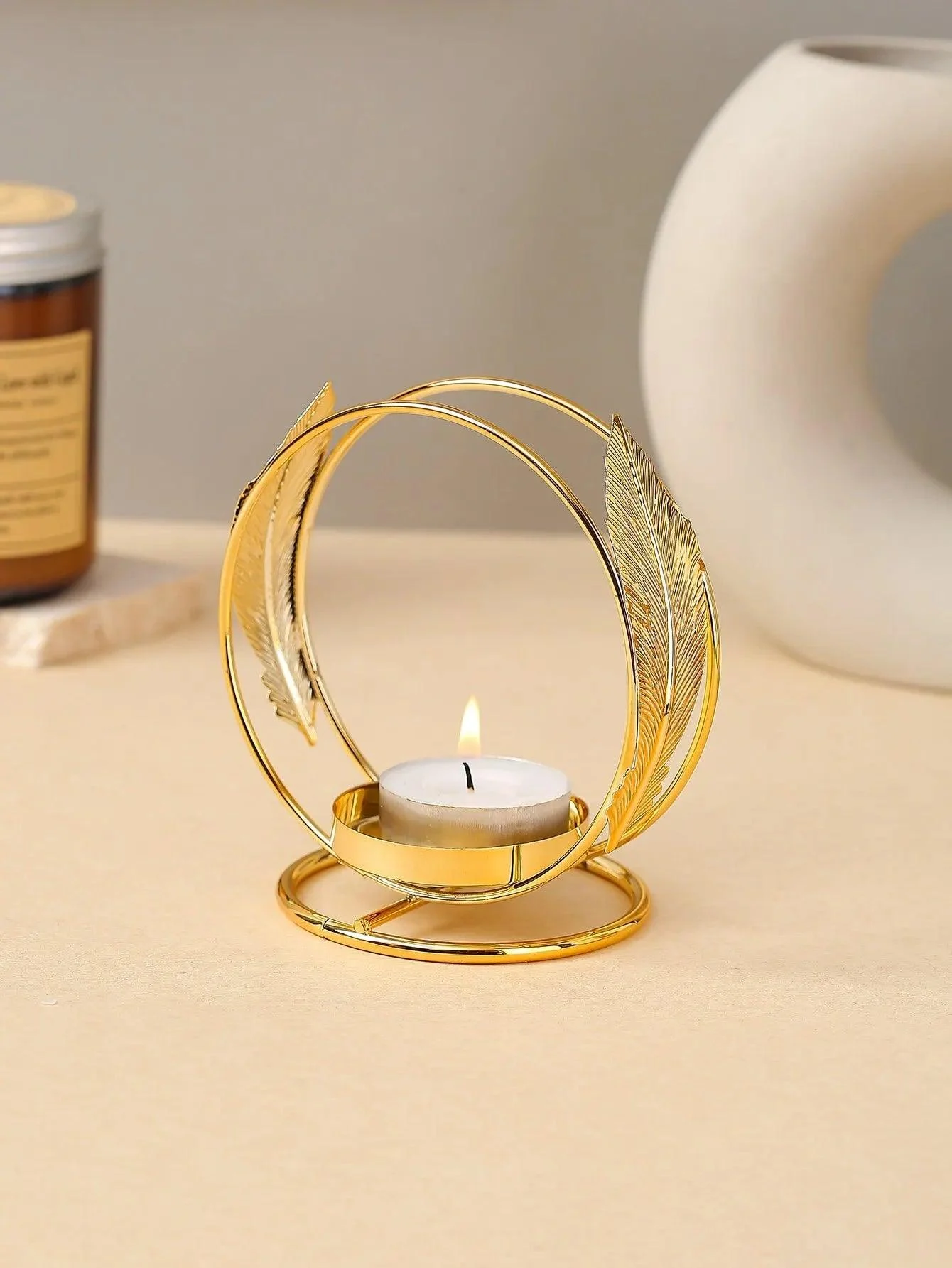 Feathergold Candle Holder | Perfectly suited for tea lights -  - #tag1#