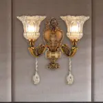 Felicie Vintage Wall Lamp Indoor Two Lamps Gold Bedroom Living Room Metal tag1