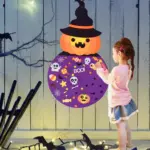 Felt Halloween Pumpkin Pendant tag1
