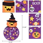 Felt Halloween Pumpkin Pendant tag1