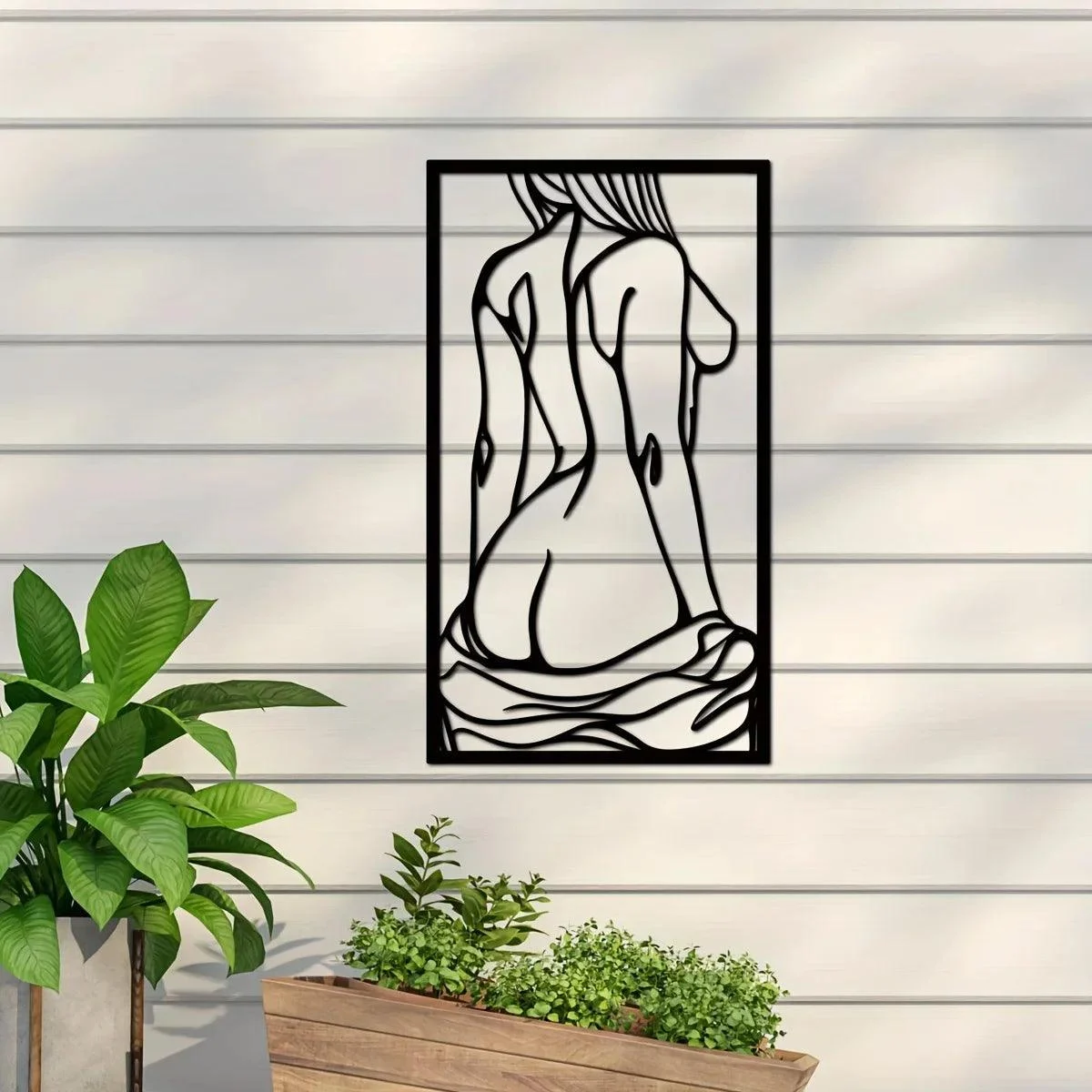 Female Form Metal Art Wall Decor -  - #tag1#