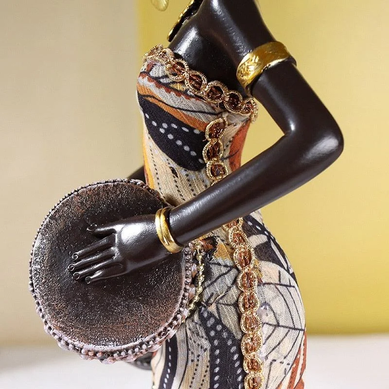 Female Musician Statue -