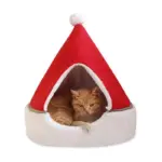 Festive Fir Cozy Pet Bed tag1