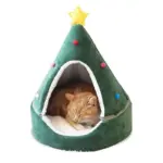 Festive Fir Cozy Pet Bed tag1