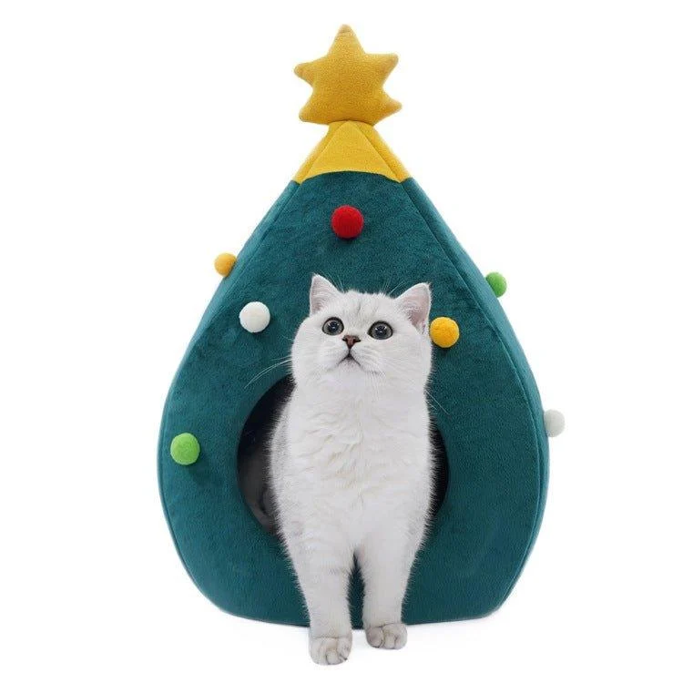 Festive Fir Cozy Pet Bed -  - #tag1#