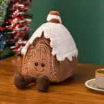 Festive Gingerbread Man Huggable Plushie tag1