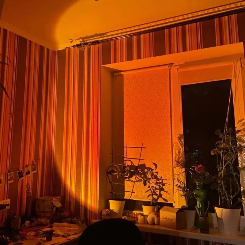 Fifteen Colour Sunset Projector Table Lamp tag1