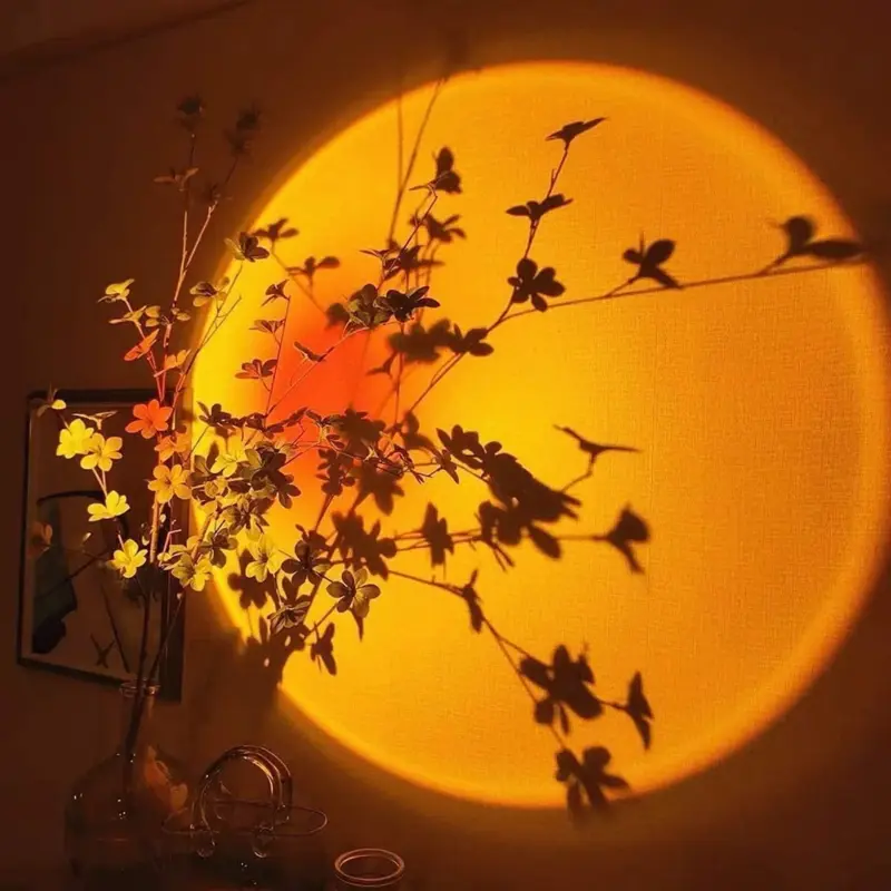 Fifteen Colour Sunset Projector Table Lamp tag1