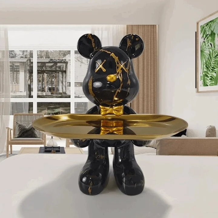 Figurine - CraftBear - With Bowl - Decorative Bear Figures -  - #tag1#