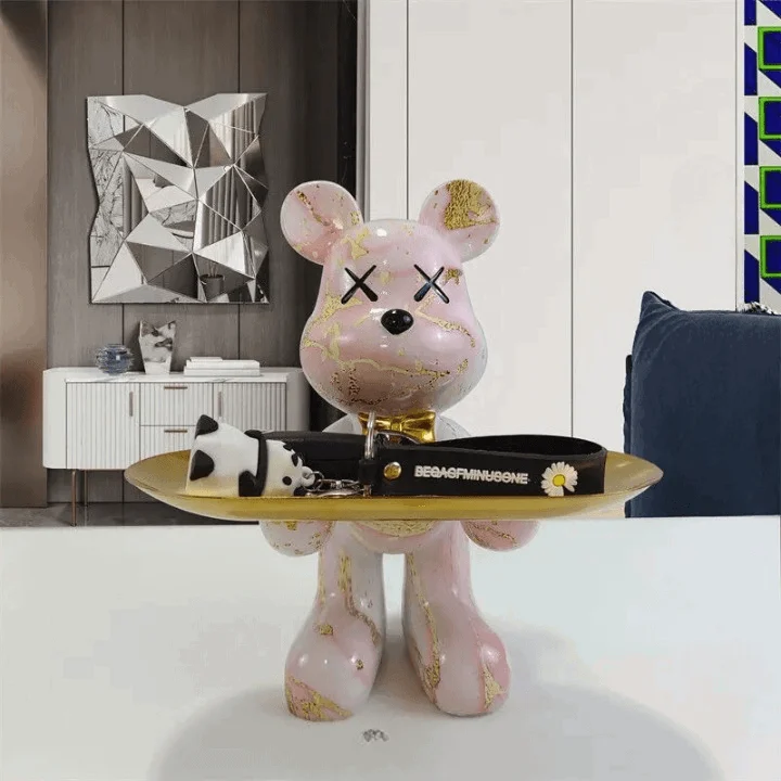 Figurine - CraftBear - With Bowl - Decorative Bear Figures -  - #tag1#