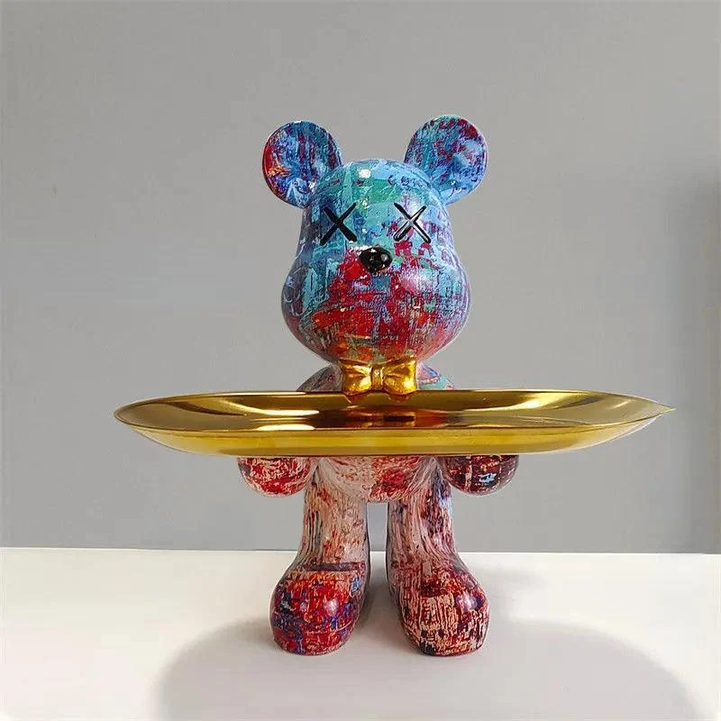Figurine - CraftBear - With Bowl - Decorative Bear Figures -  - #tag1#