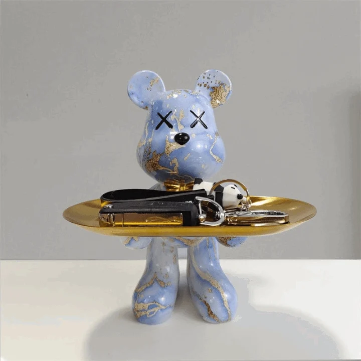 Figurine - CraftBear - With Bowl - Decorative Bear Figures -  - #tag1#