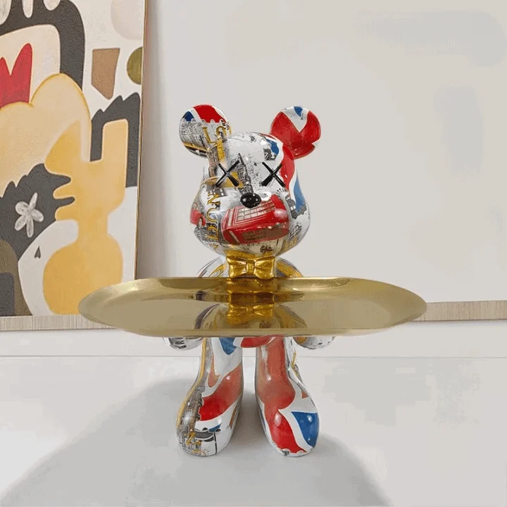 Figurine - CraftBear - With Bowl - Decorative Bear Figures -  - #tag1#