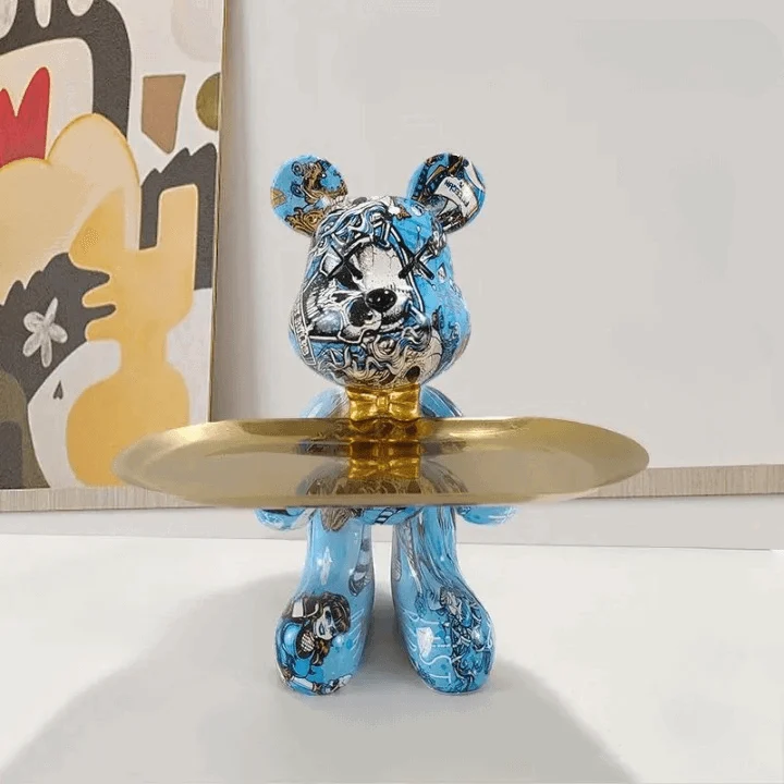Figurine - CraftBear - With Bowl - Decorative Bear Figures -  - #tag1#
