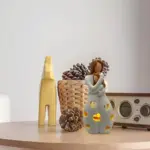 Figurine Candle Holder Embrace Mother Daughter Flickering Light tag1