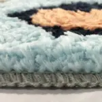Fin tastic Cute Shark Rug tag1