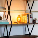 FireFlare Table Lamp Campfire Flame Lamp LED with Wooden Base tag1