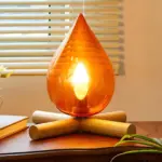 FireFlare Table Lamp Campfire Flame Lamp LED with Wooden Base tag1