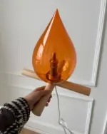 FireFlare Table Lamp Campfire Flame Lamp LED with Wooden Base tag1