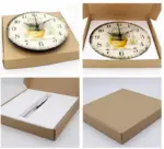Firefly Theme Square Shaped Silent Wall Clock 12 Inches