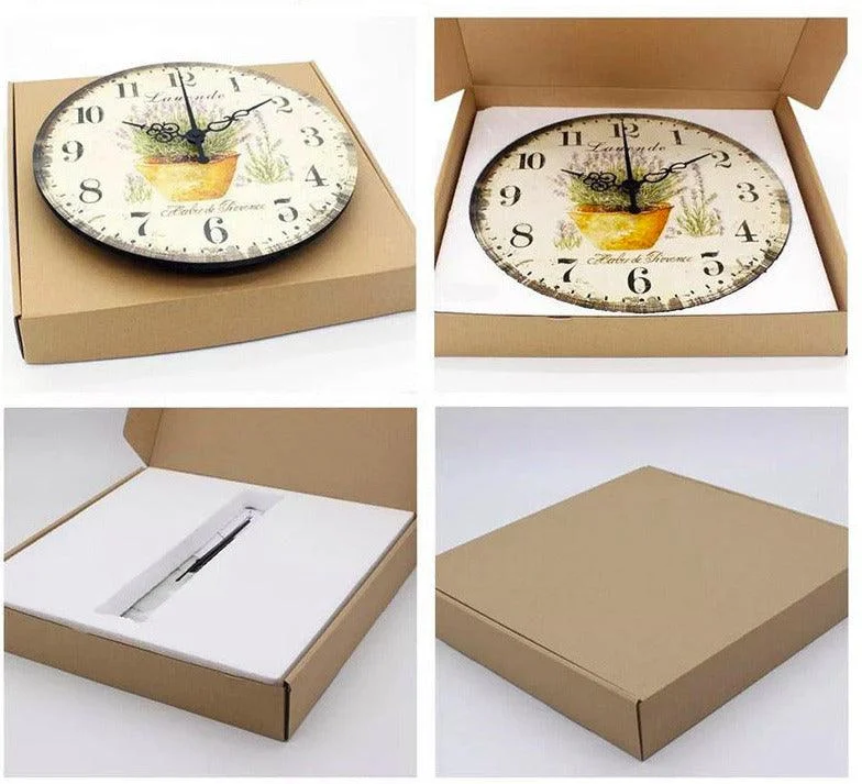 Firefly Theme Square Shaped Silent Wall Clock 12 Inches -