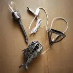 Fish Lantern Sharkey Deep Sea Fish Design Night Light tag1