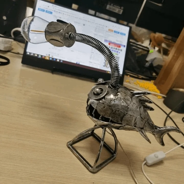 Fish Lantern - Sharkey - Deep Sea Fish Design - Night Light -  - #tag1#