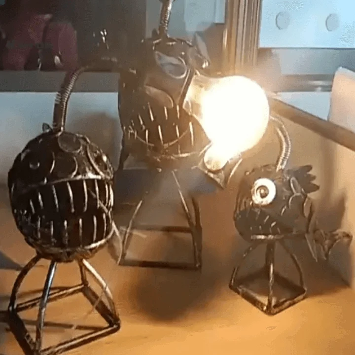 Fish Lantern - Sharkey - Deep Sea Fish Design - Night Light -  - #tag1#