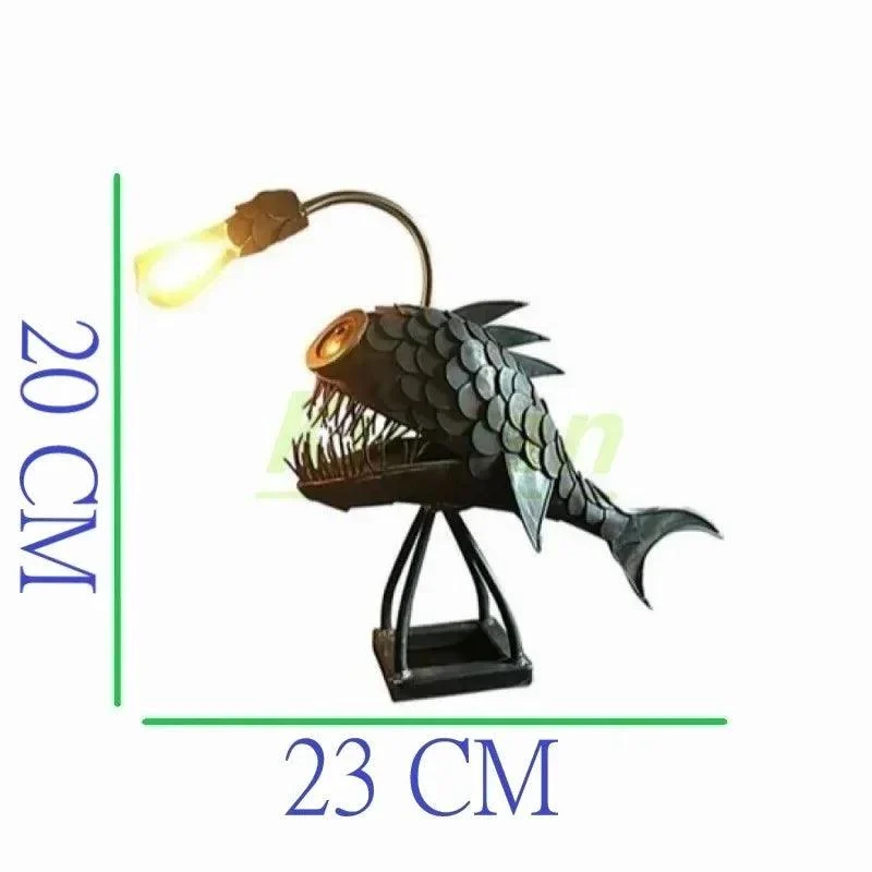 Fish Lantern - Sharkey - Deep Sea Fish Design - Night Light -  - #tag1#
