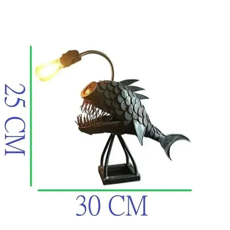 Fish Lantern - Sharkey - Deep Sea Fish Design - Night Light -  - #tag1#