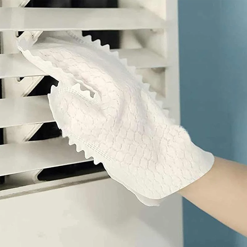 Fish Scale Cleaning Duster Gloves -  - #tag1#