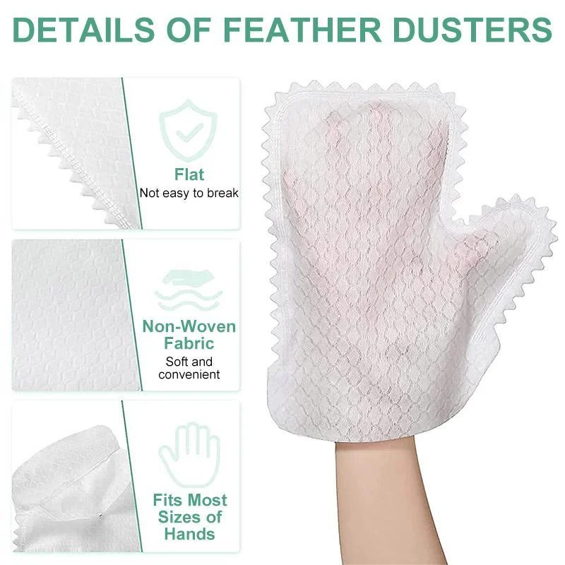 Fish Scale Cleaning Duster Gloves -  - #tag1#