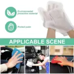 Fish Scale Cleaning Duster Gloves tag1