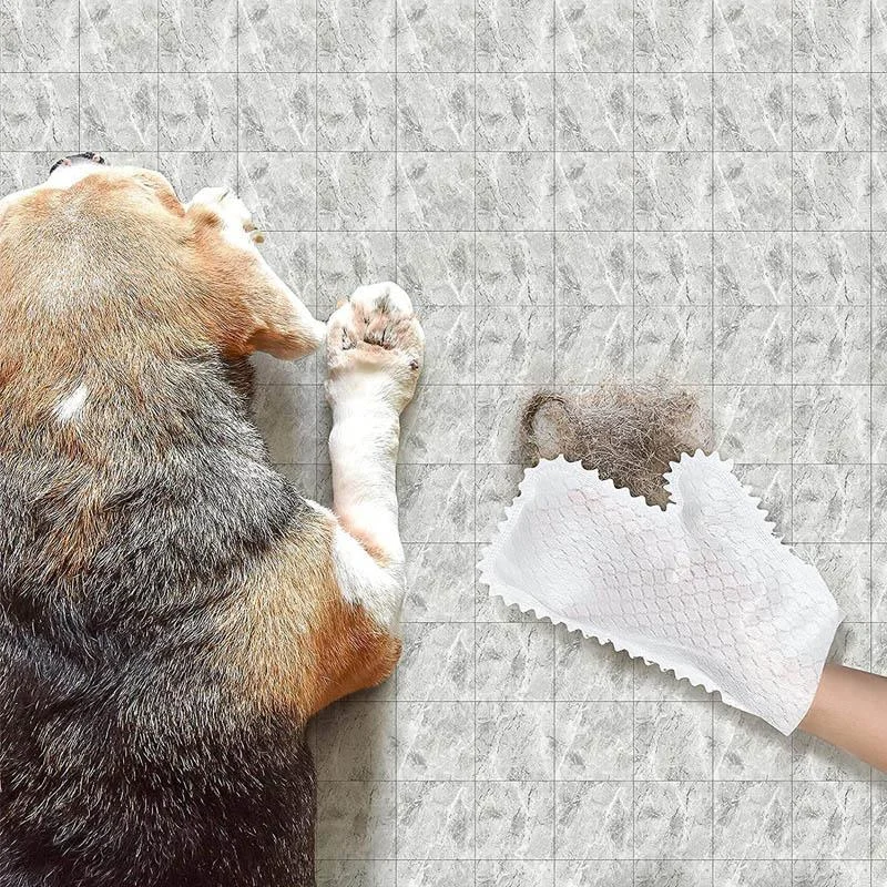Fish Scale Cleaning Duster Gloves -  - #tag1#