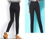 FitFlex Fleece Legging Plush pants with high waist and stretch for women tag1