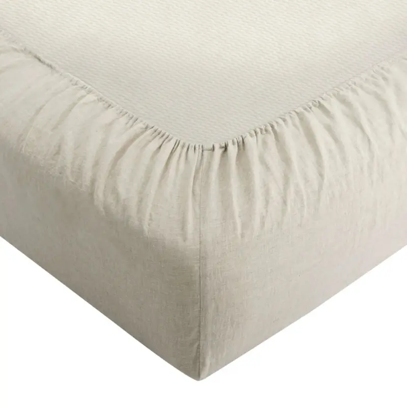 Fitted sheet Linen Lightweight tag1