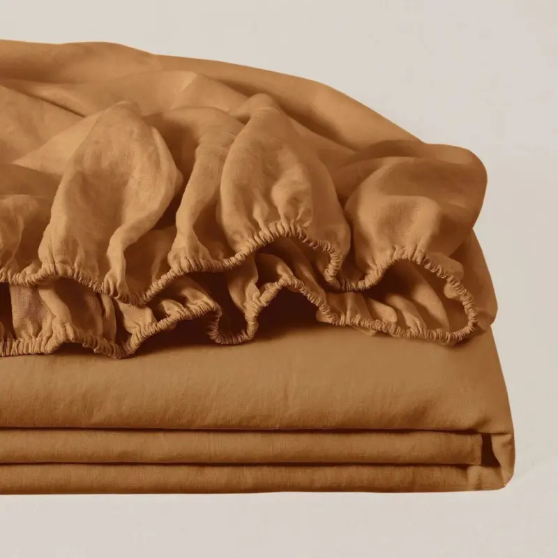 Fitted sheet Linen Lightweight tag1